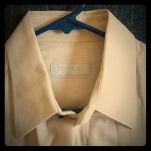 Prada button down shirt 15.75 40